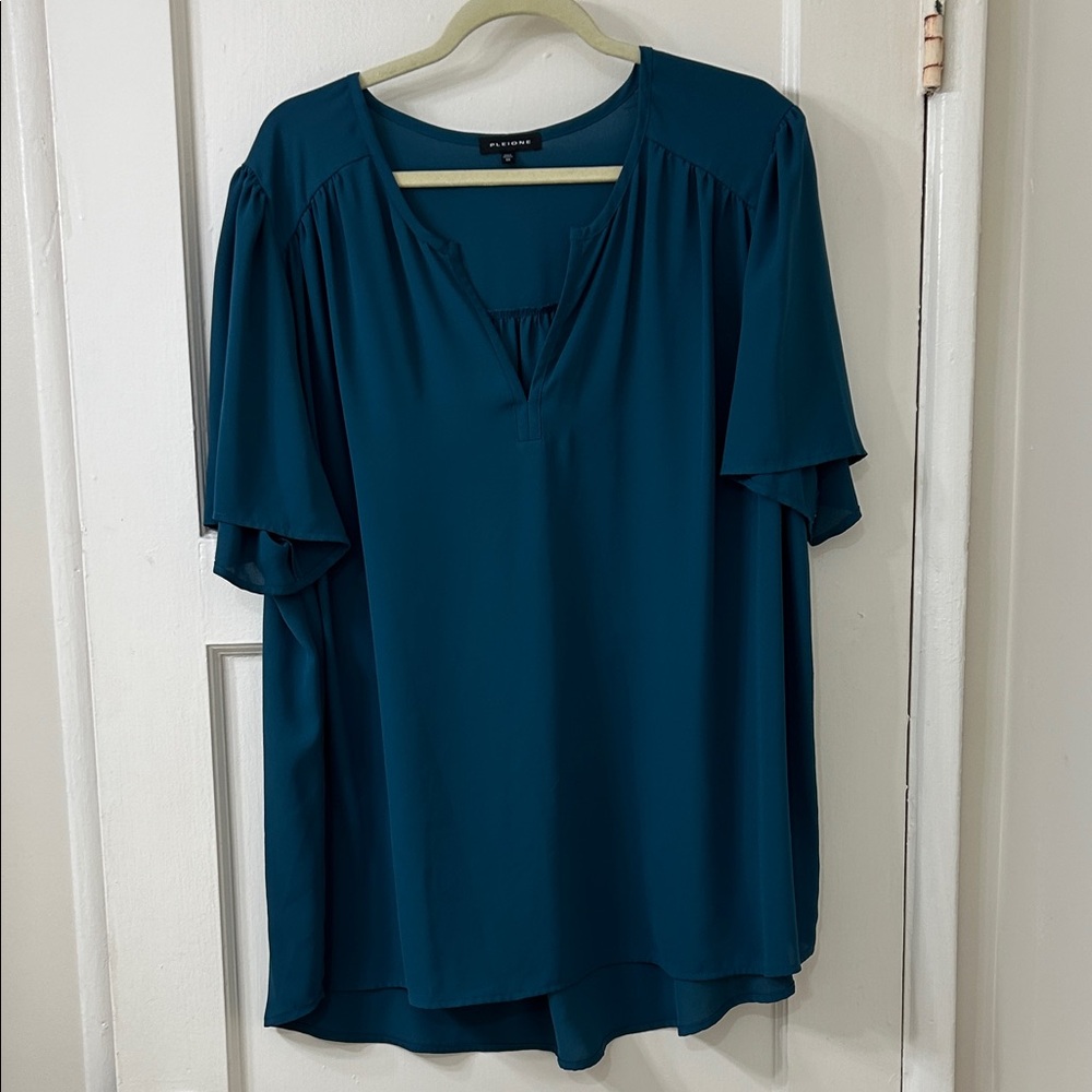 Pleione Deep Teal Blouse